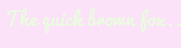 Image with Font Color EBFBE2 and Background Color FBE2F8